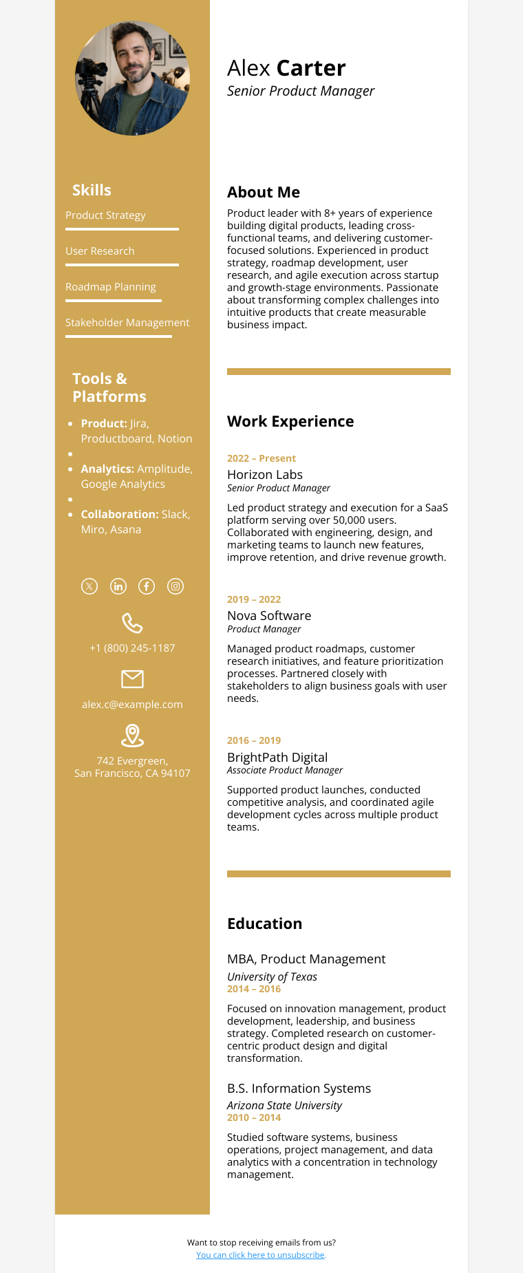 Resume Template